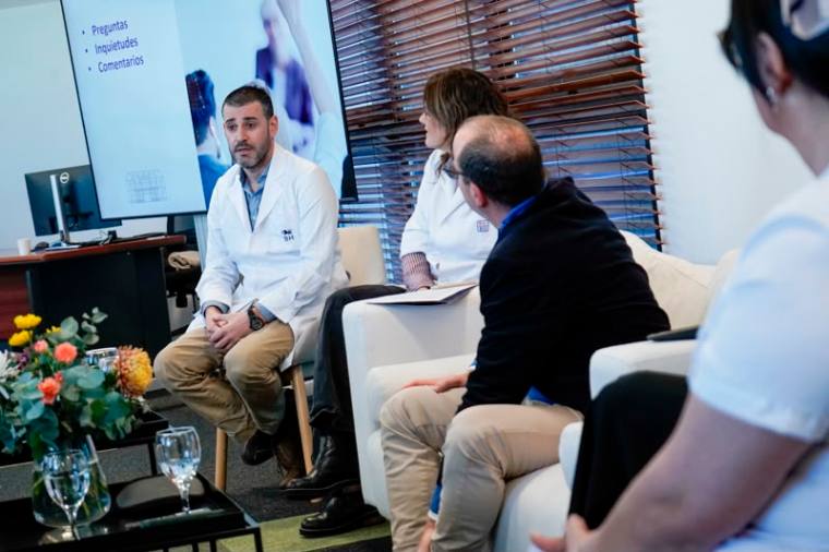 Intercambio durante el encuentro Cuidar en el siglo XXI en el Hospital Británico